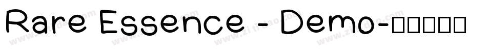 Rare Essence - Demo字体转换
